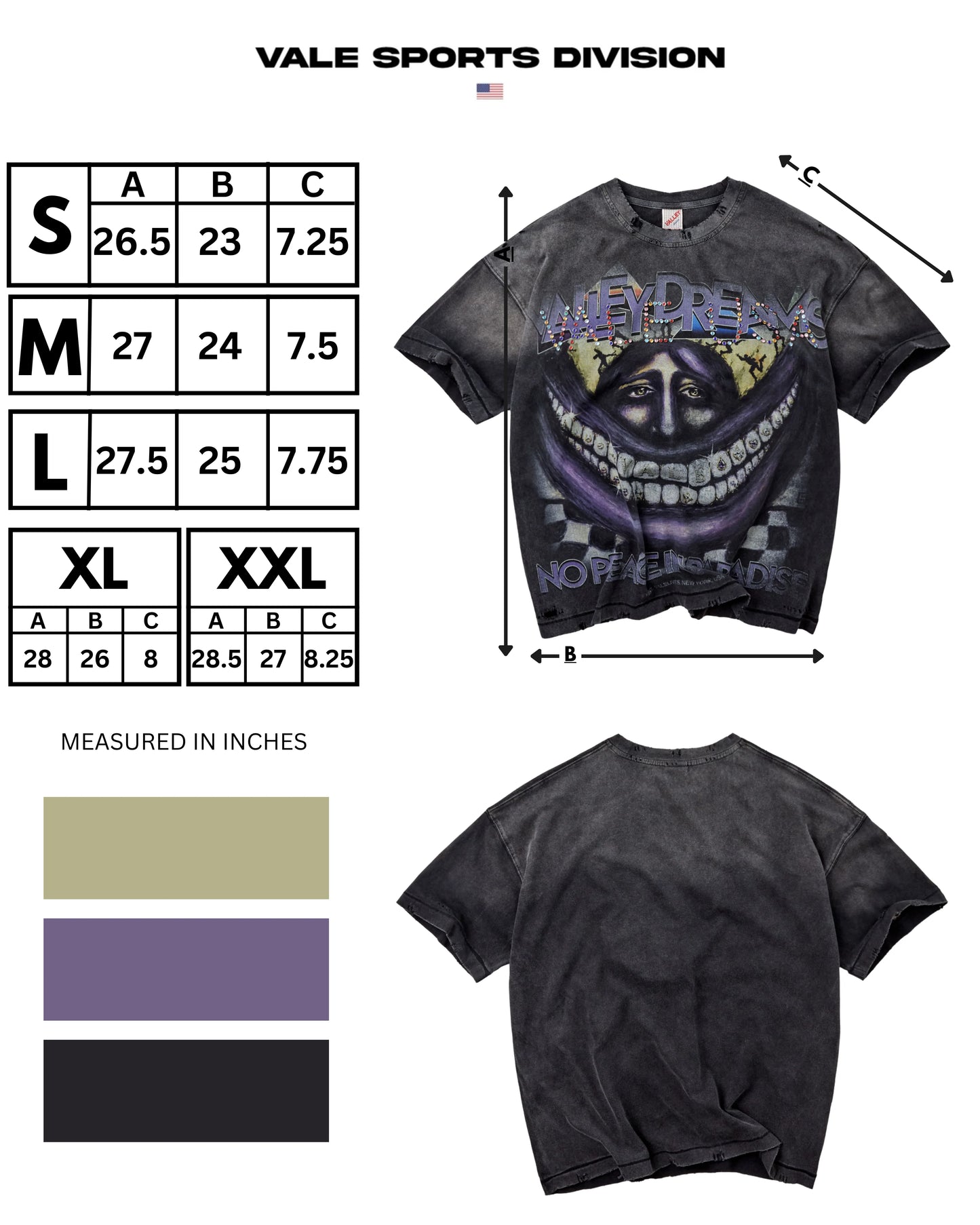 Vale Smiley Face T-Shirt