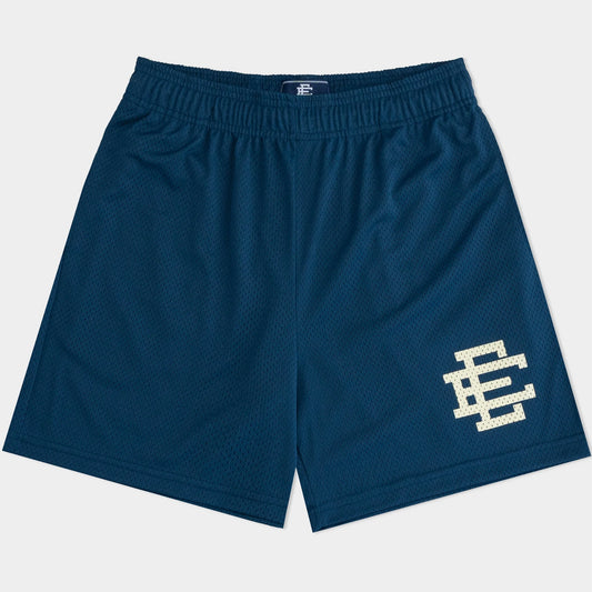 Eric Emanuel Navy Off White Shorts