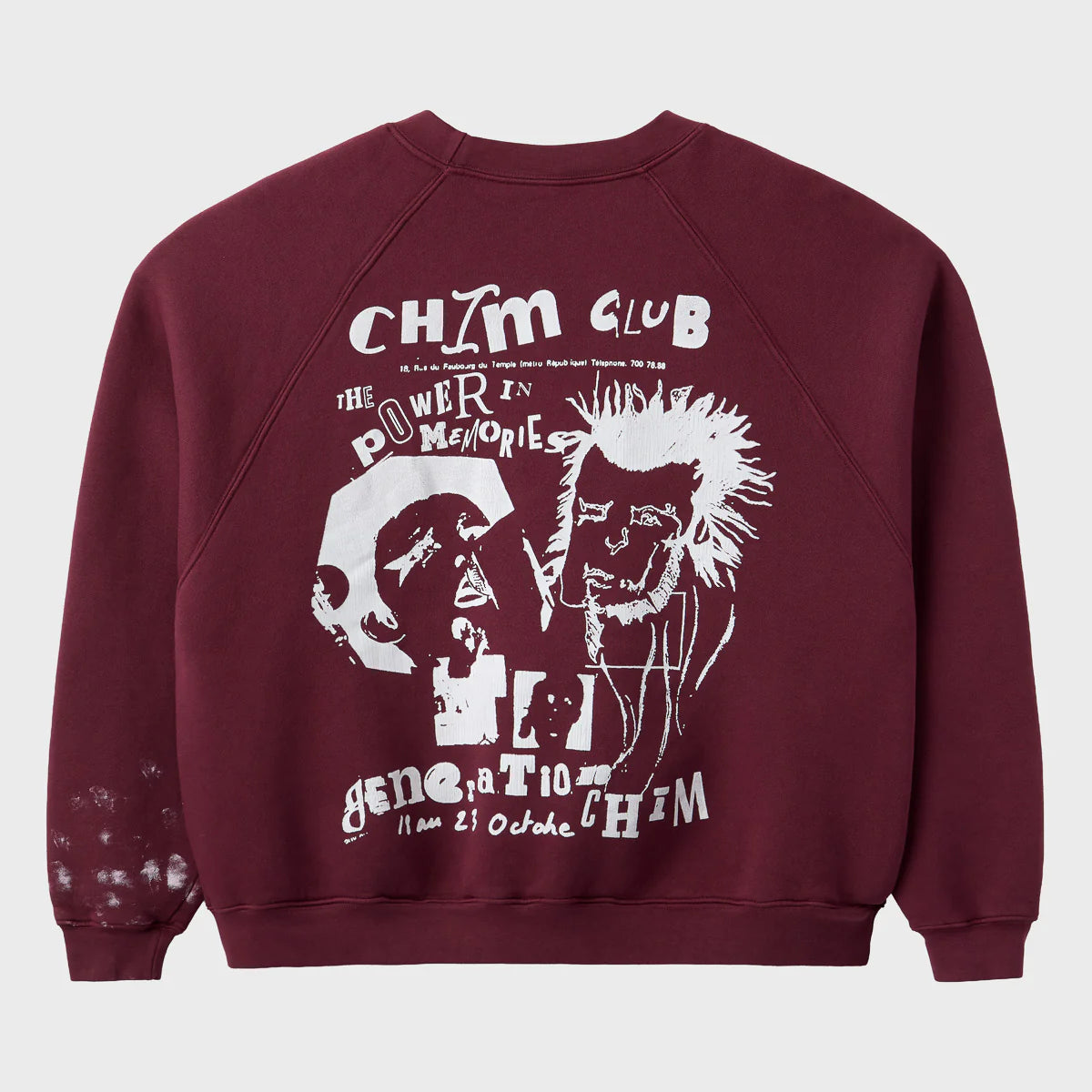 HMDD Burgundy Club Crewneck