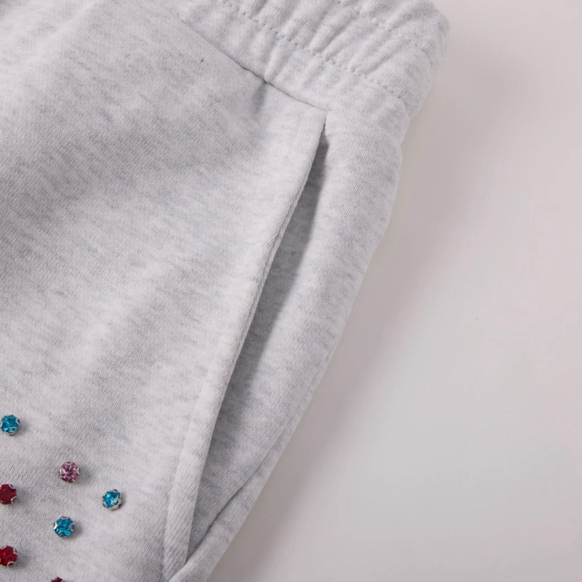 AZVA Grey Crystal Cactus Sweatpants