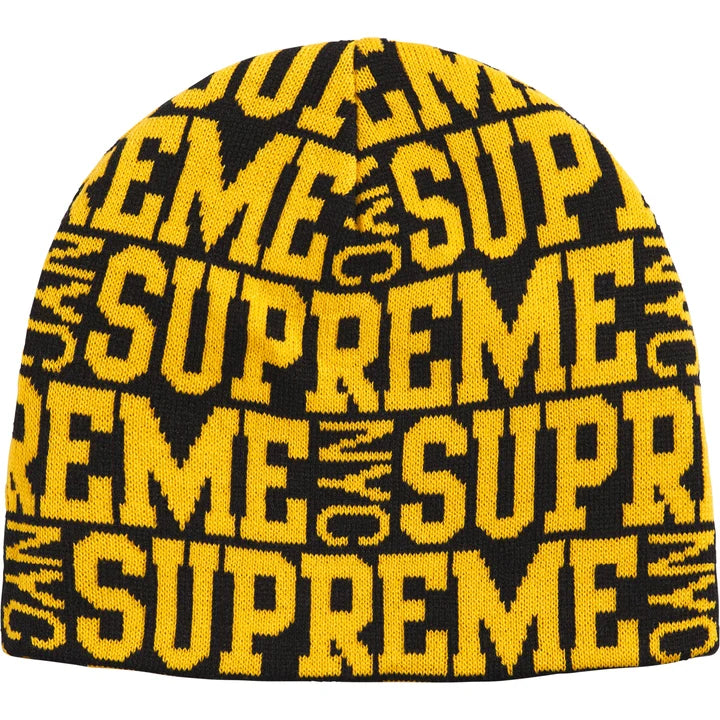 Supreme Black Reversible Camo Beanie