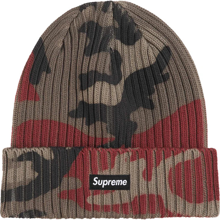 Supreme Red Camo Overdyed Beanie