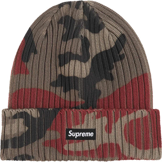 Supreme Red Camo Overdyed Beanie