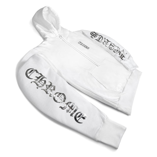 Chrome Hearts White Foil Hoodie
