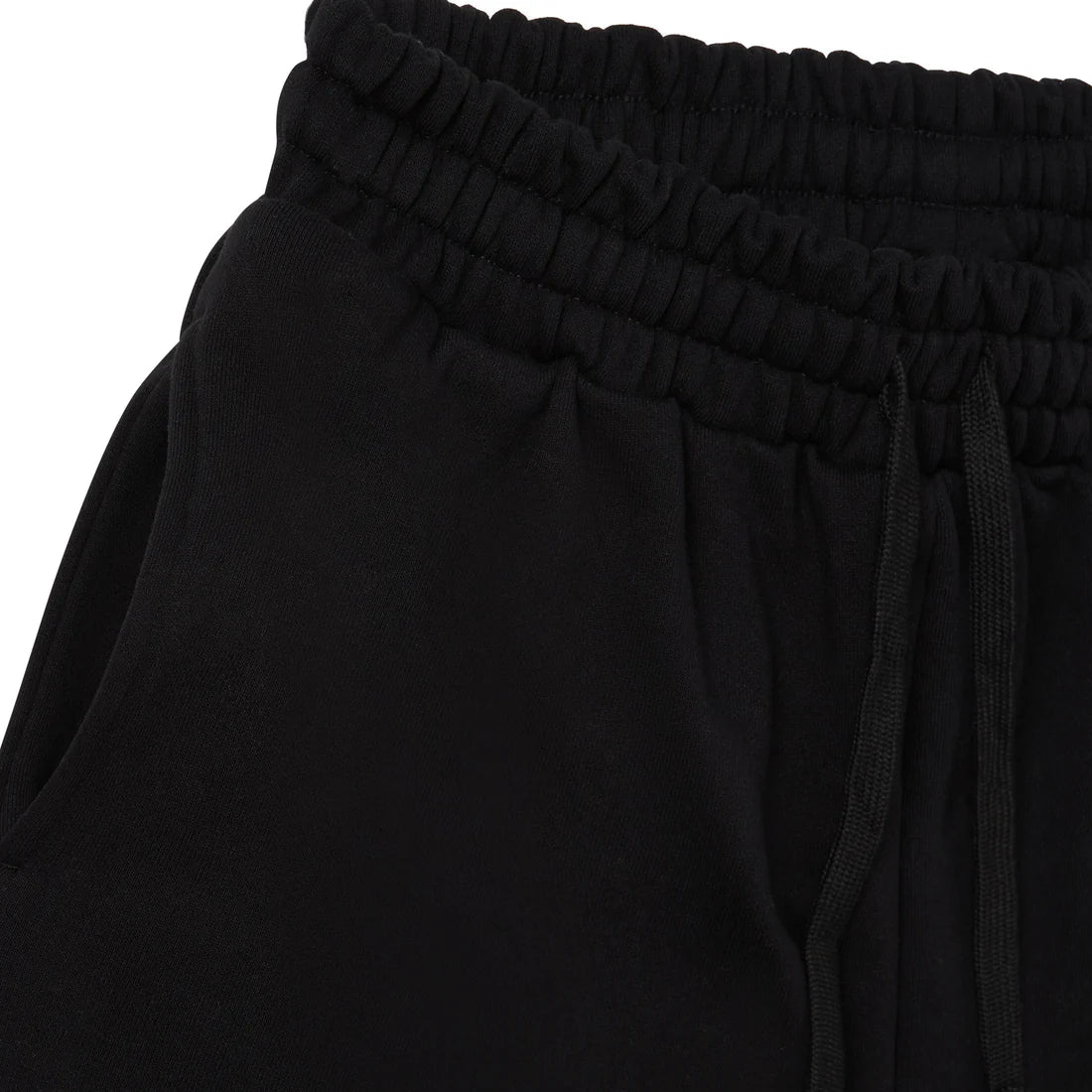 LucidBlanks Black Baggy Sweatshorts