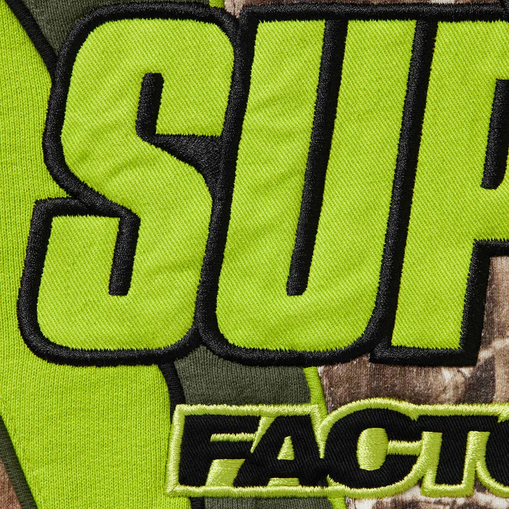 Supreme Fox Racing Green Realtree Camo Zip Hoodie