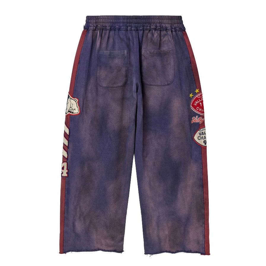 Vale Washed Purple Varsity Sweatpants