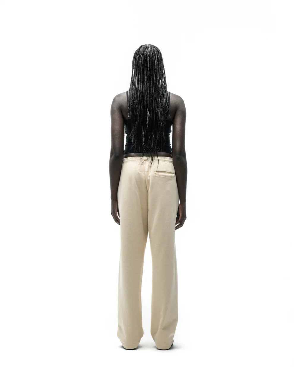 Sp5der Cream Mixed Stone OG Logo Sweatpants