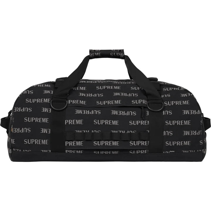 Supreme Black Large Duffle Bag FW26