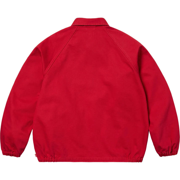 Supreme Red Denim Coaches Jacket