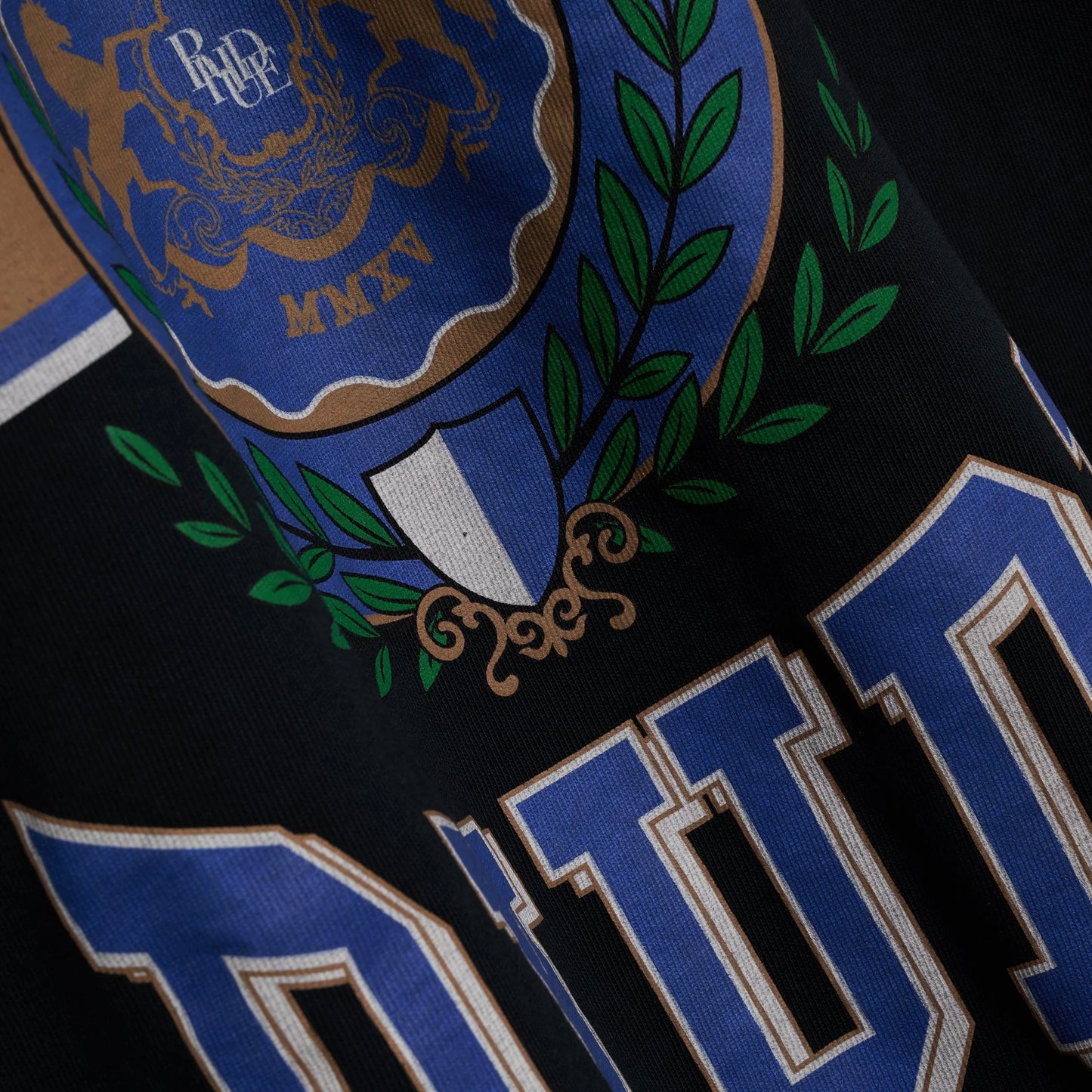 Rhude Vintage Black Cotswold Crest T-Shirt