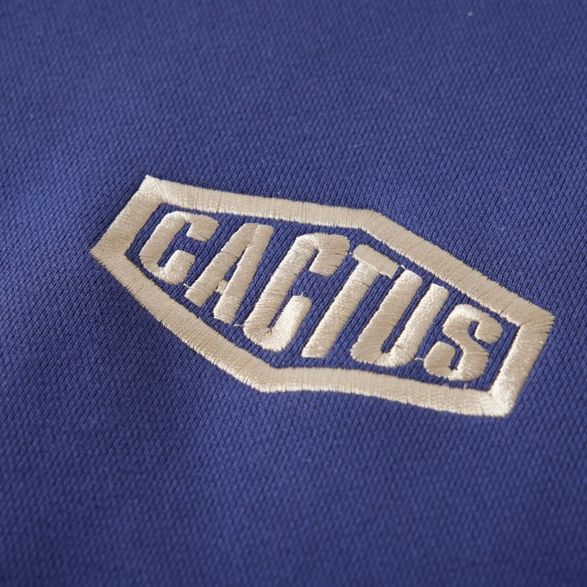 AZVA Navy Crystal Cactus Zip Hoodie