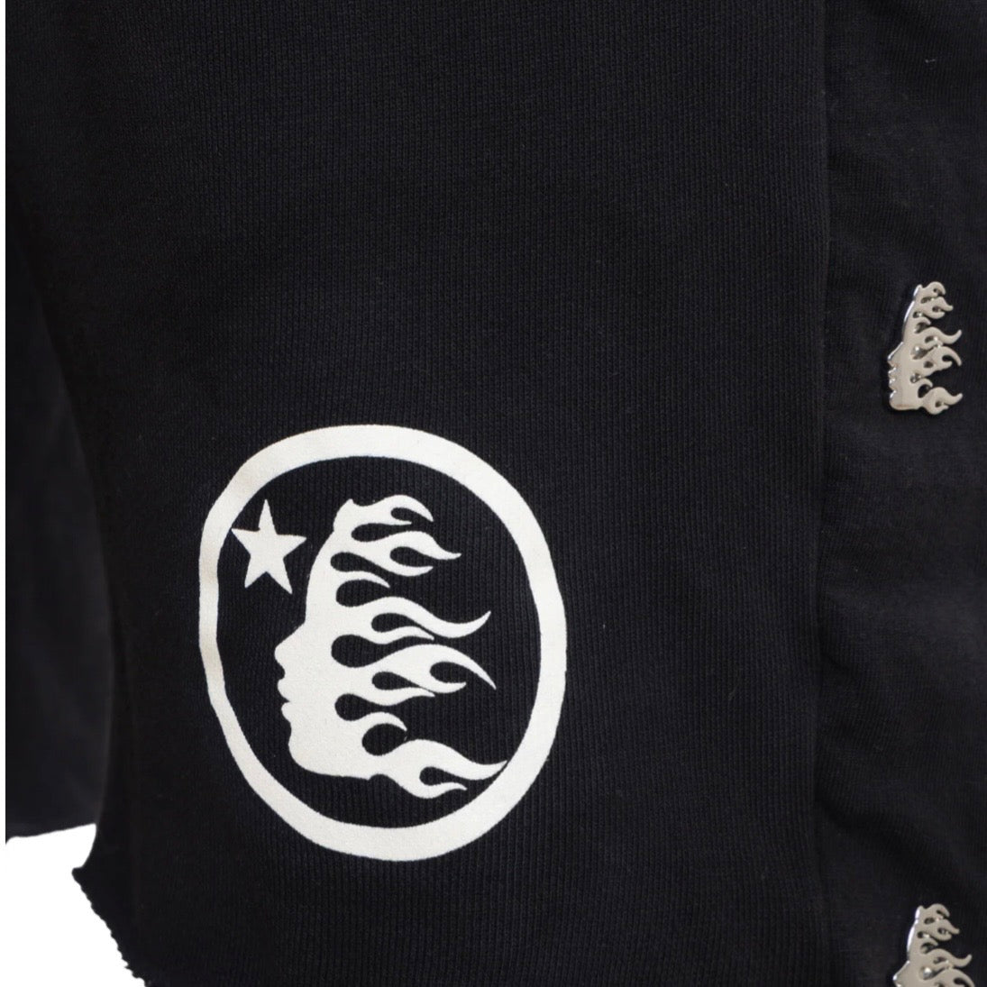 Hellstar Black Snap Shorts