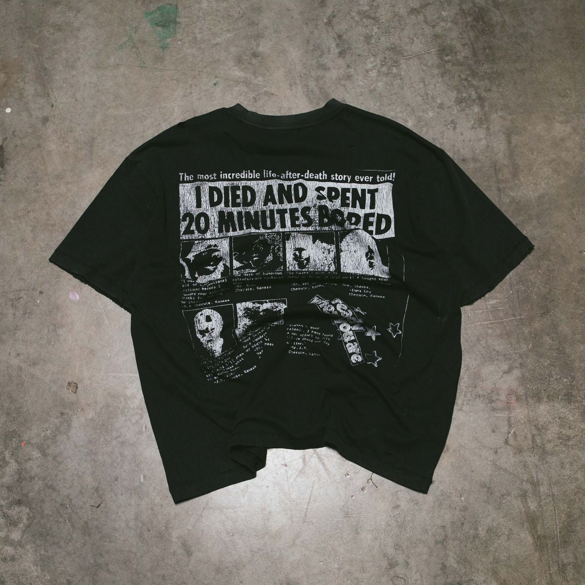 Boredom Kills Black Purpose T-Shirt