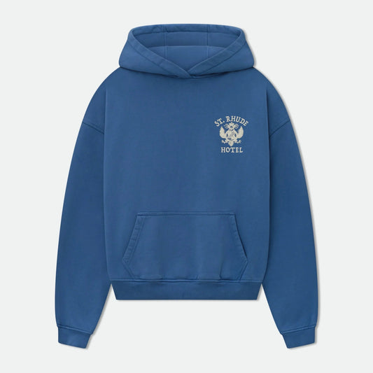 Rhude Royal Blue St Rhude Seal Hoodie