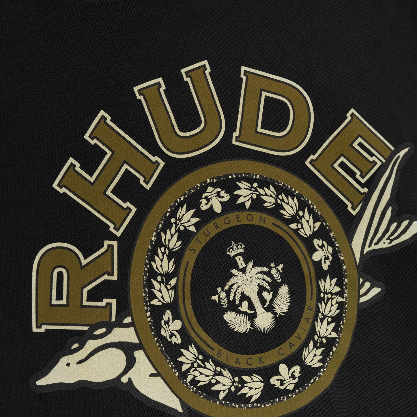 Rhude Vintage Black Caviar T-Shirt