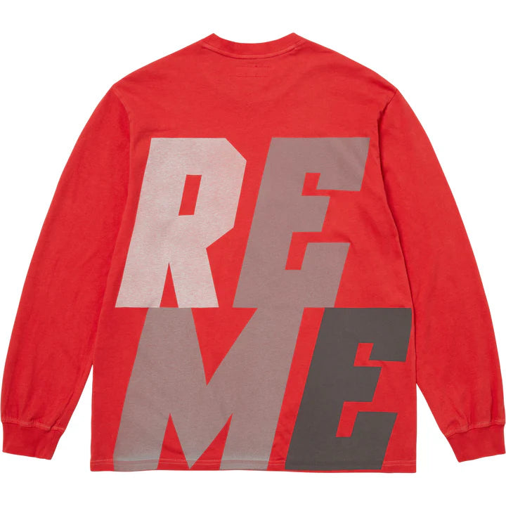Supreme Red Reflective Long Sleeve