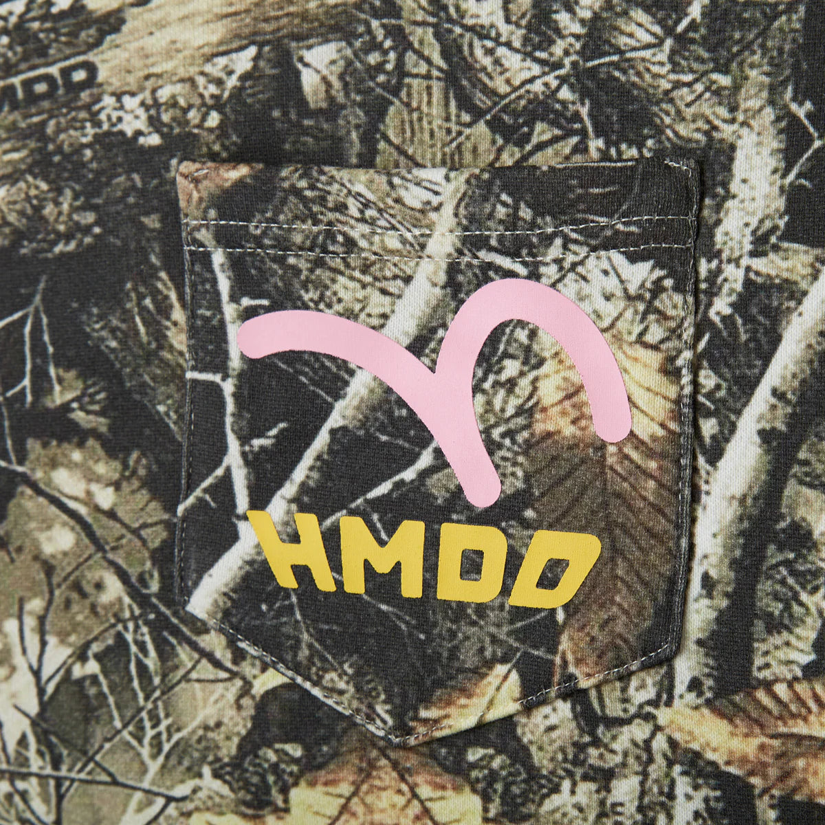 HMDD Camo Pocket Zip Hoodie