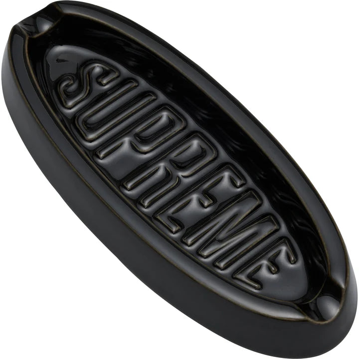 Supreme Black Oval Tray