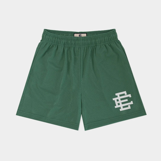 Eric Emanuel Forest Green Shorts Front View
