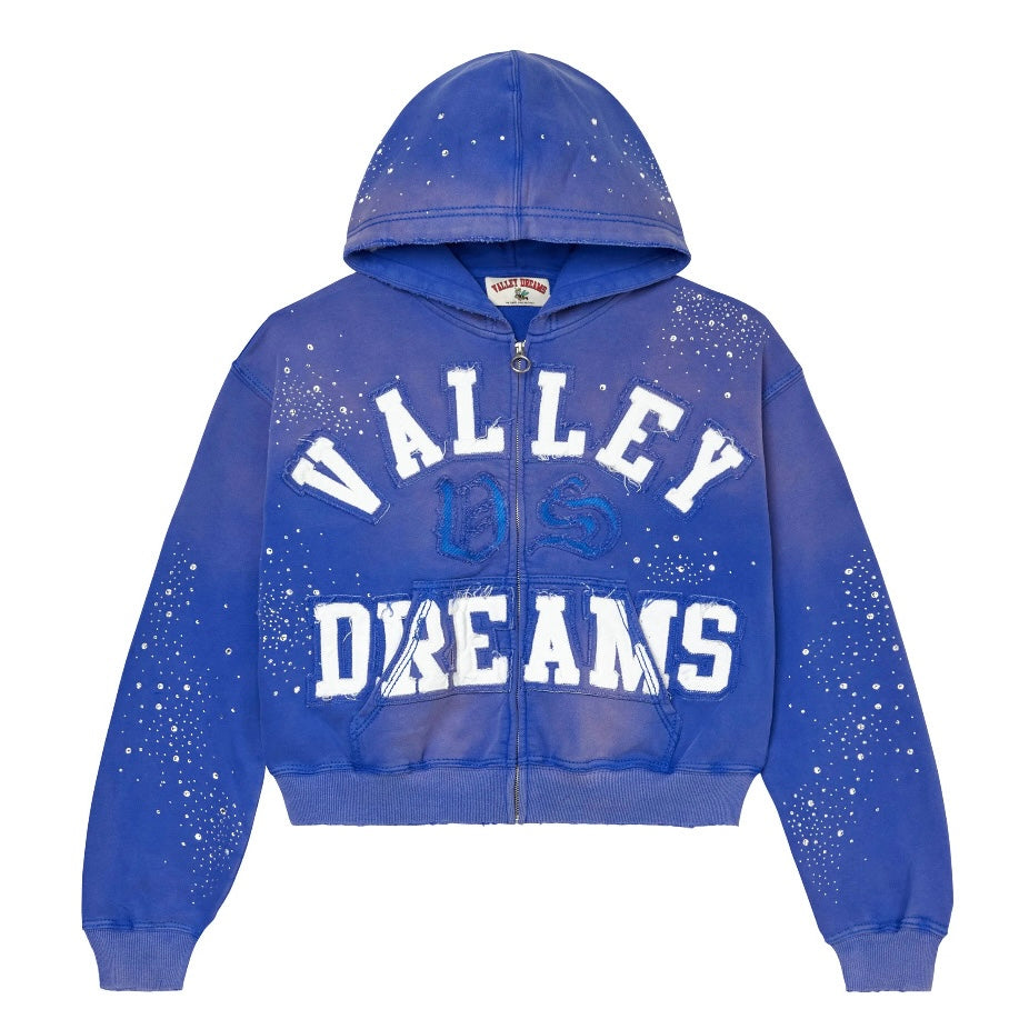 Vale Sapphire Classico Zip Hoodie