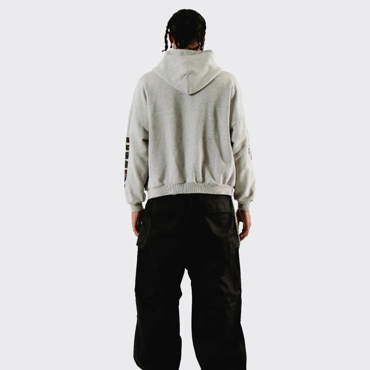 HMDD Grey Chimestone Zip Hoodie