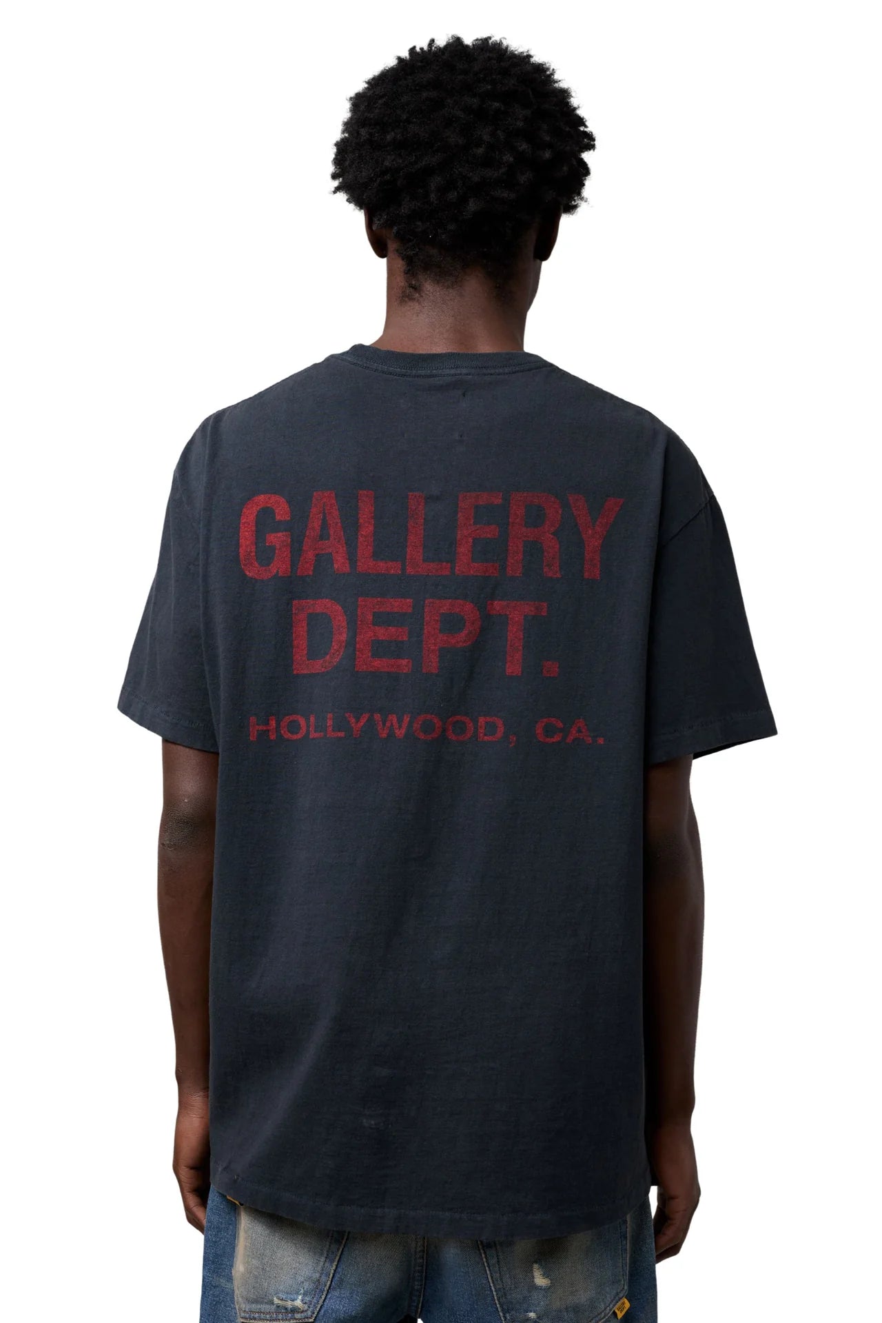 Gallery Dept Black Souvenir Logo T-Shirt