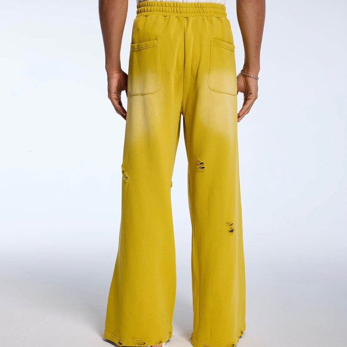 AZVA Eagle Valley Distressed Sweatpants
