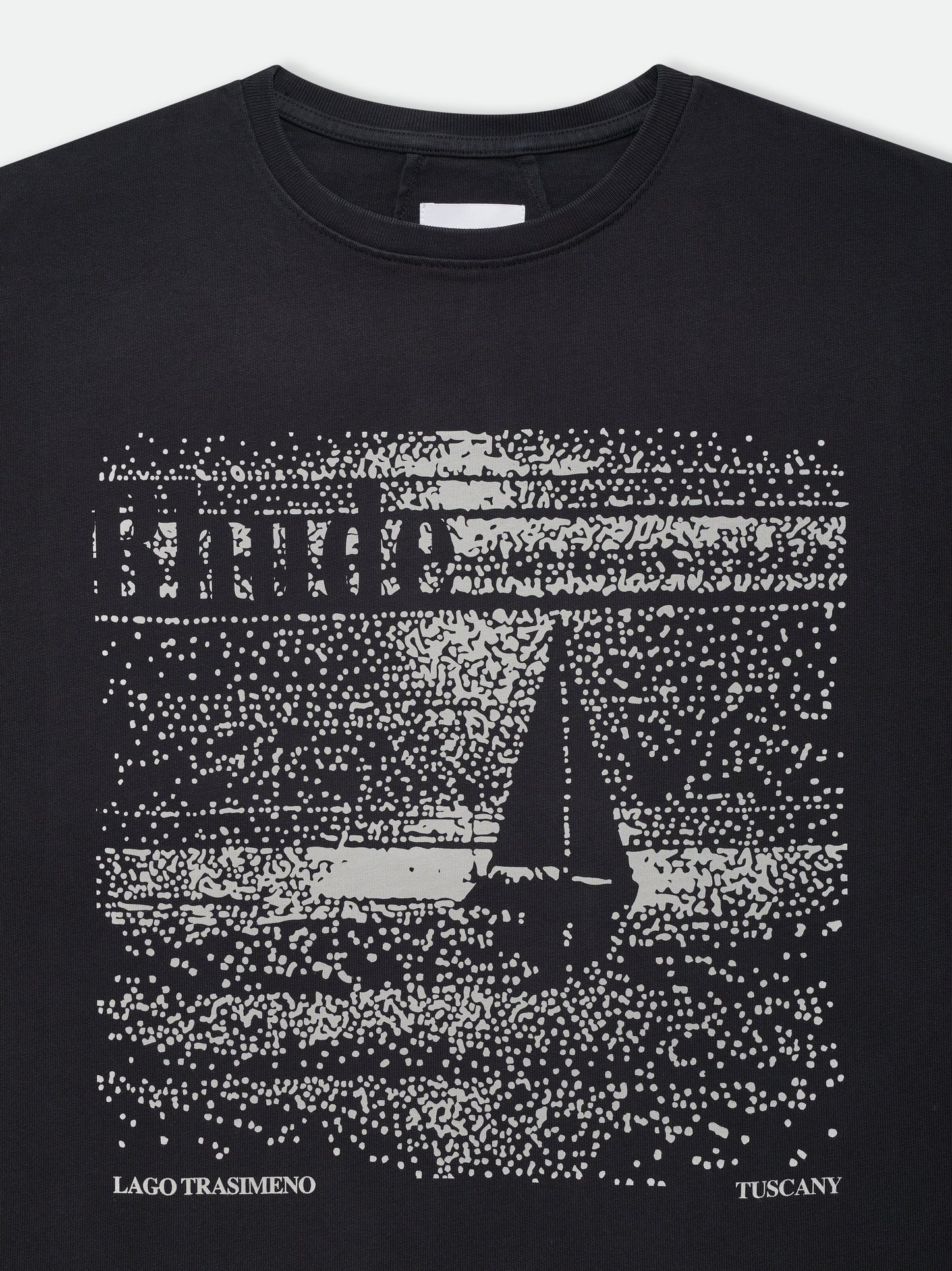Rhude Vintage Black Lago Transimeno T-Shirt