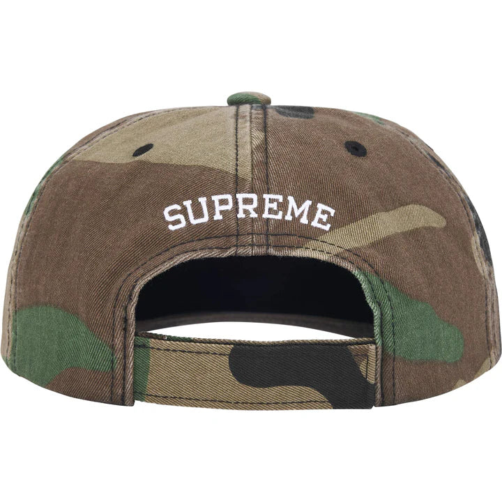 Supreme Woodland Camo Embroidered Money Logo 6-Panel Hat