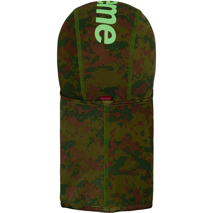 Supreme Olive Heat Reactive Digi Camo Balaclava