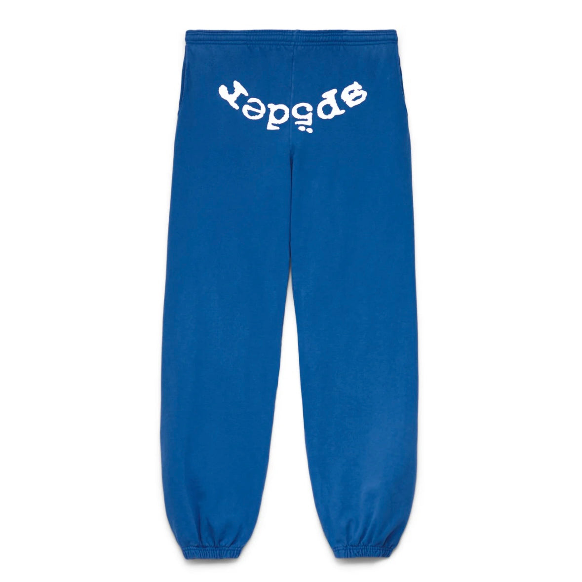 Sp5der Blue White Legacy Sweatpants Front