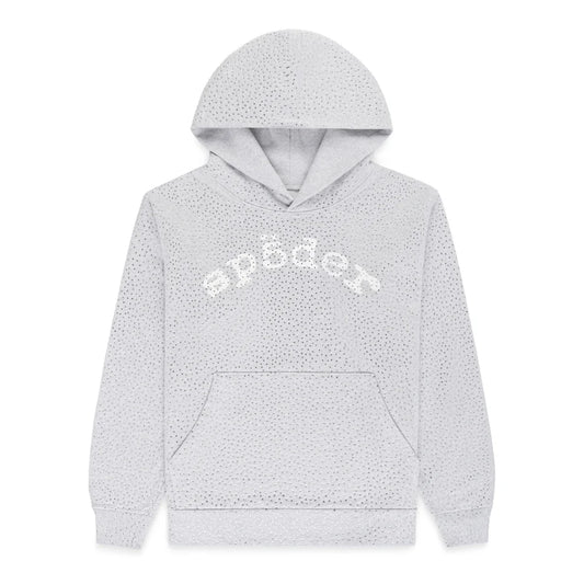 Sp5der Heather Grey VVS Hoodie