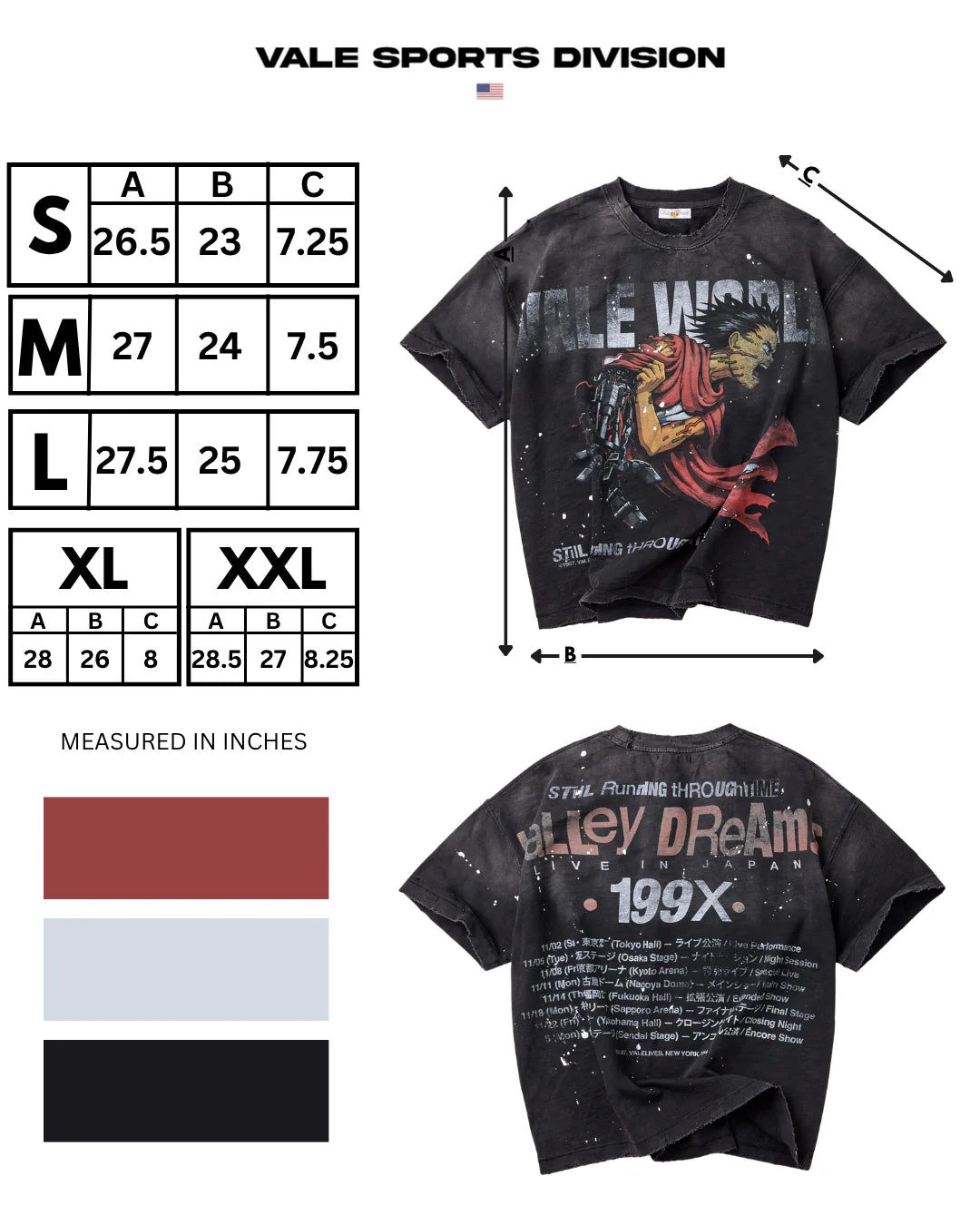 Vale Black Vale World T-Shirt