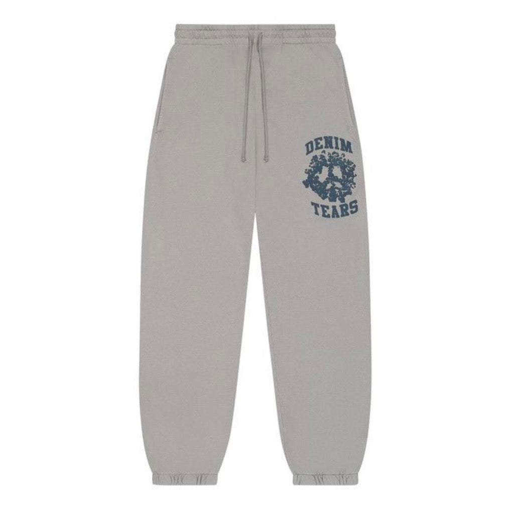 Denim Tears Grey Navy University Sweatpants