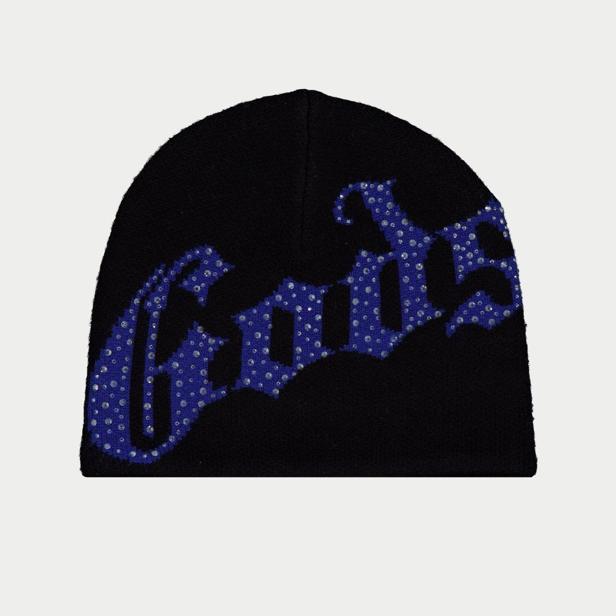 Godspeed Black Blue OG Logo Studded Beanie