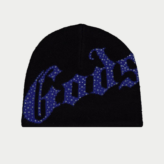 Godspeed Black Blue OG Logo Studded Beanie