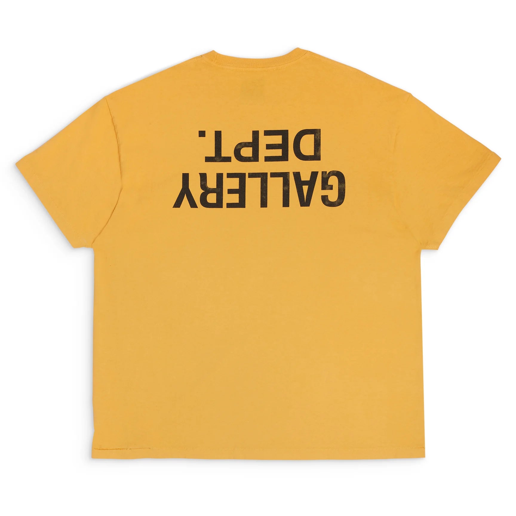 Gallery Dept Yellow Fucked Up Logo T-Shirt Back