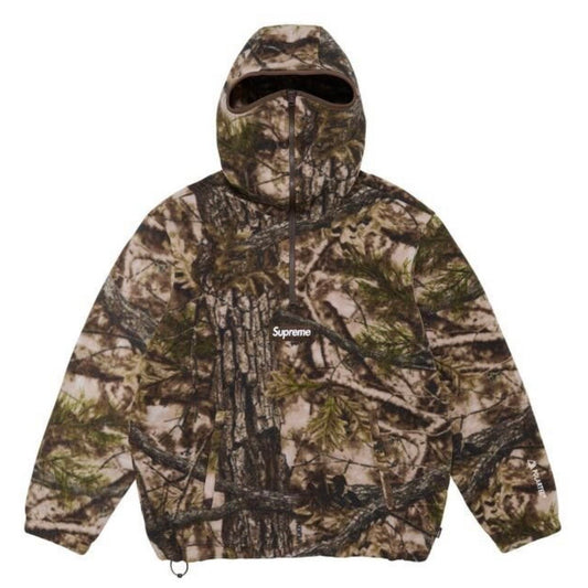Supreme Camo Polartec Face Mask Half Zip Hoodie