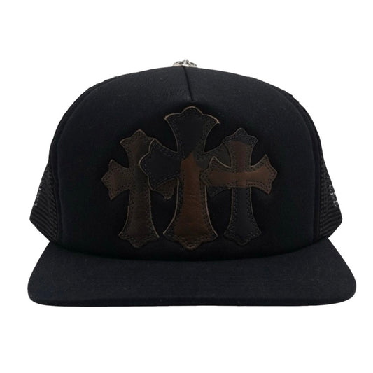 Chrome Hearts Black Camo Cemetery Trucker Hat