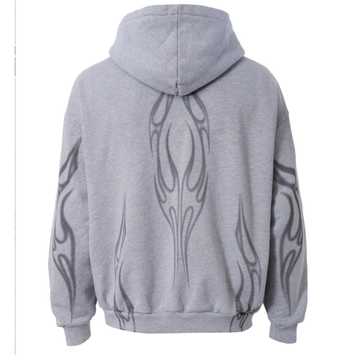Hellstar Heather Grey Holy Cross Zip Hoodie