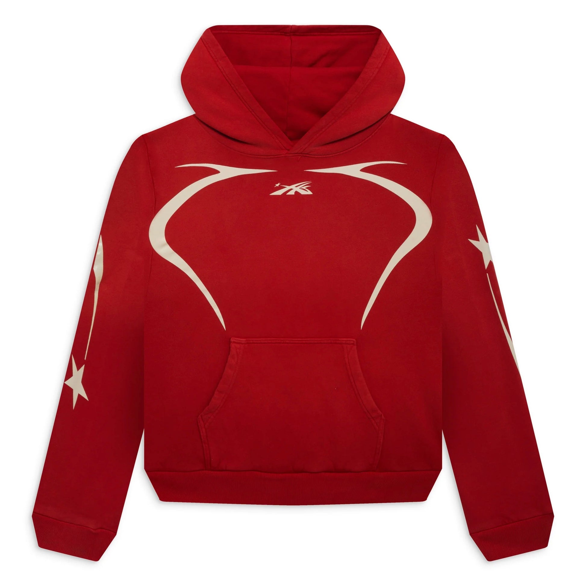 Hellstar Red Sports Hoodie Front View