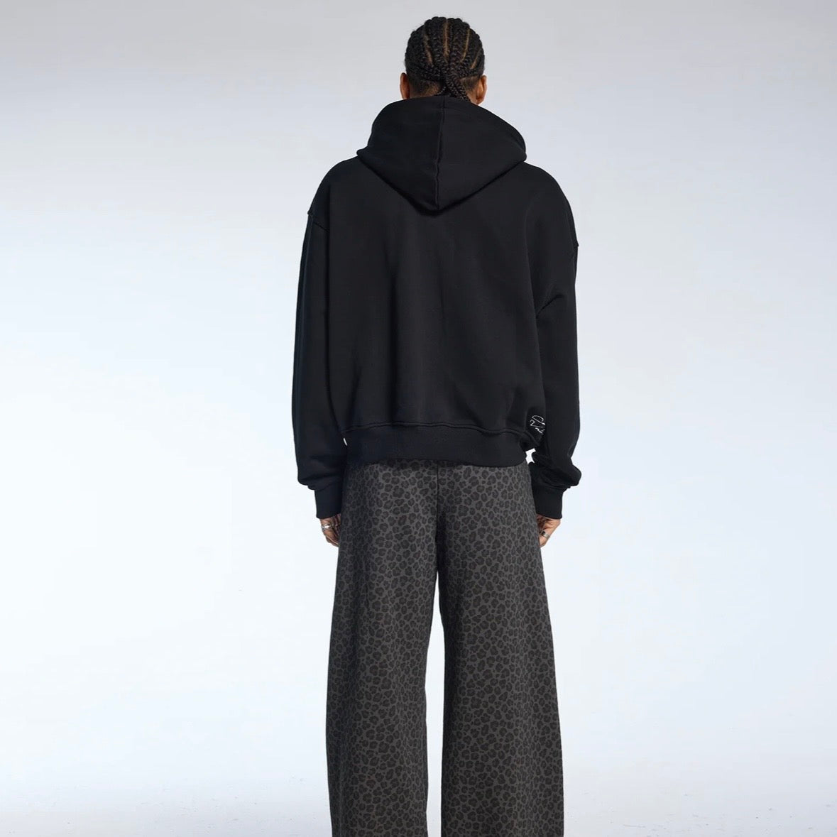 AZVA Black Roadside Zip Hoodie
