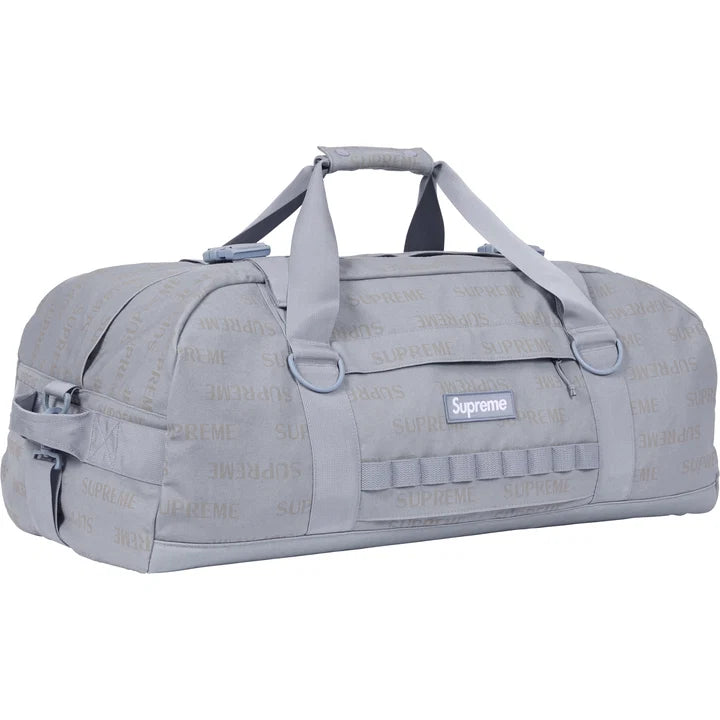 Supreme Light Blue Large Duffle Bag FW26