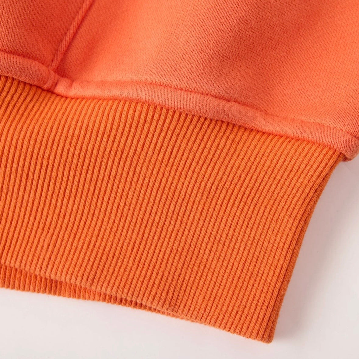 AZVA Orange Crystal Cactus Zip Hoodie