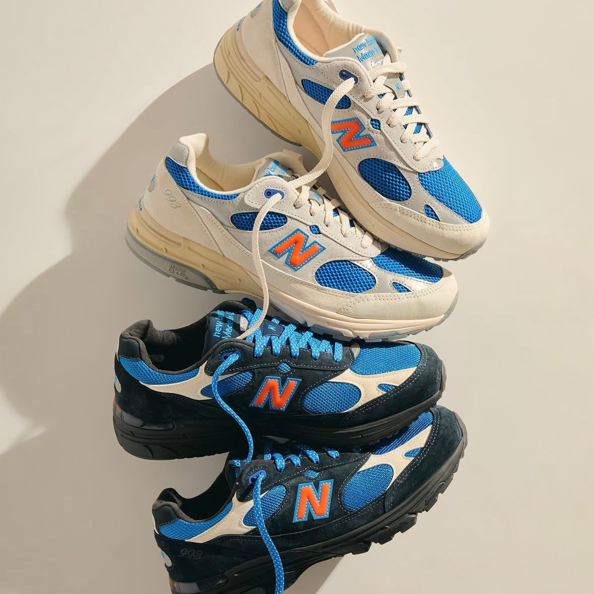 Kith New Balance 993 MiUSA Knicks Navy