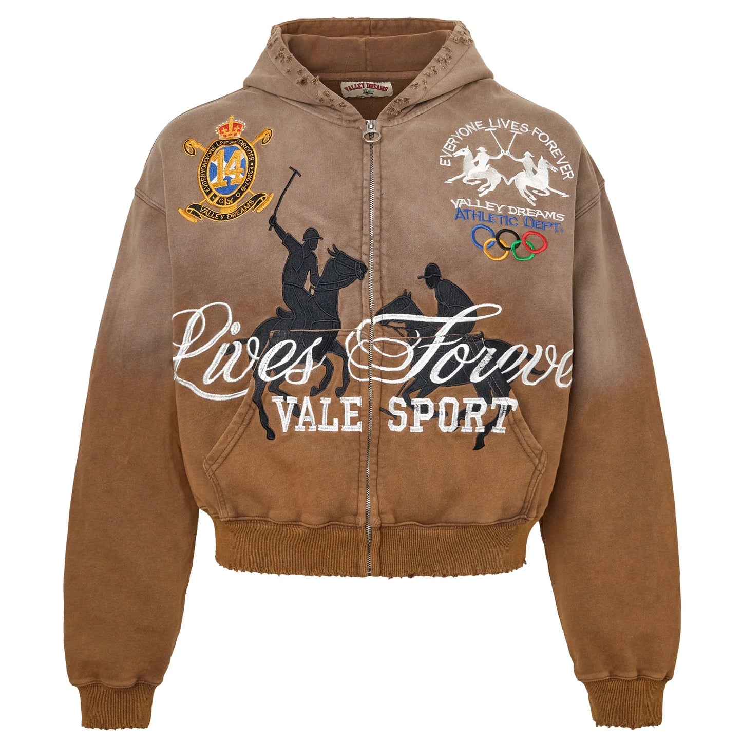 Vale Vanderbilt Zip Hoodie