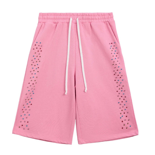 AZVA Pink Crystal Cactus Shorts