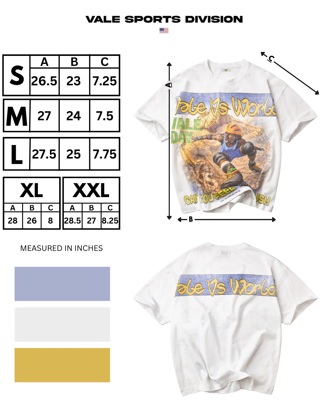 Vale White Rush T-Shirt