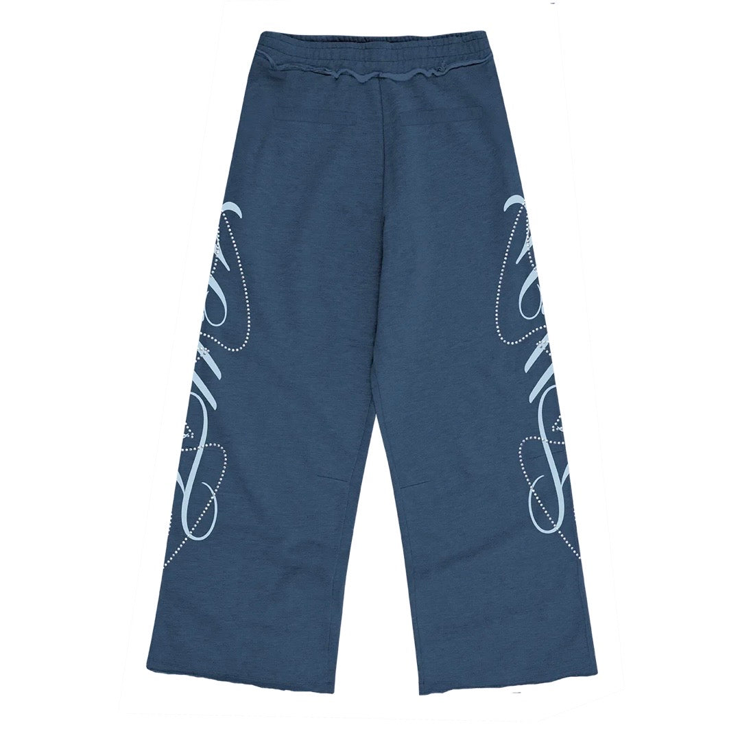 Killtec Blue Cursive Studded Sweatpants